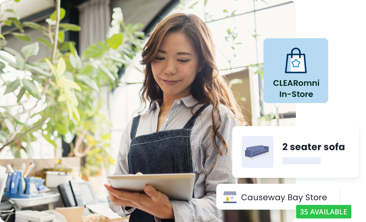 CLEARomni in-store commerce visual